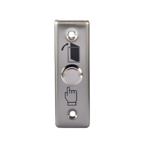 Stainless steel exit button